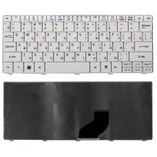 Клавиатура Acer Aspire One 521, 522, 532, 532H, 532G, 533, D255, D255E, D257, D260, D270, ZE6, ZH9, Happy, Happy2, E100, eMachines 350, 355, Gateway LT27, LT28, Packard Bell Dot S2, SC, SE, SE3, NAV50, PAV80 Белая