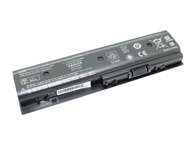 Аккумулятор, батарея для ноутбука HP Envy m6-1000, m6-1100, m6-1200, m6-1300, Pavilion dv4-5000, dv4-5100, dv6-7000, dv6-7100, dv7-7000, dv7-7100, m6-1000 Li-Ion 5200mAh, 11.1V OEM