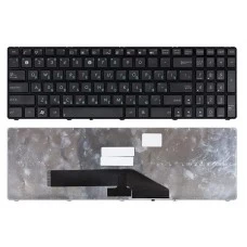 Клавиатура Asus F52, K50, K51, K60, K61, K62, K70, P50, PRO5, PRO66, X5, X70, 04GNX31KUS01-1 Черная, с рамкой