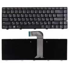 Клавиатура Dell Inspiron 14 M4040, N4050, N4120, 14R 5421, 5437, N4110, SE 7420, 14Z N411z, 15 N5040, N5050, 15R 5520, SE 7520, 3420, 3520, M5040, XPS 15 L502X, Vostro 1450, 1550, 2421, 2520, 3350, 3450, 3550, 3560, V131 Черная, с рамкой