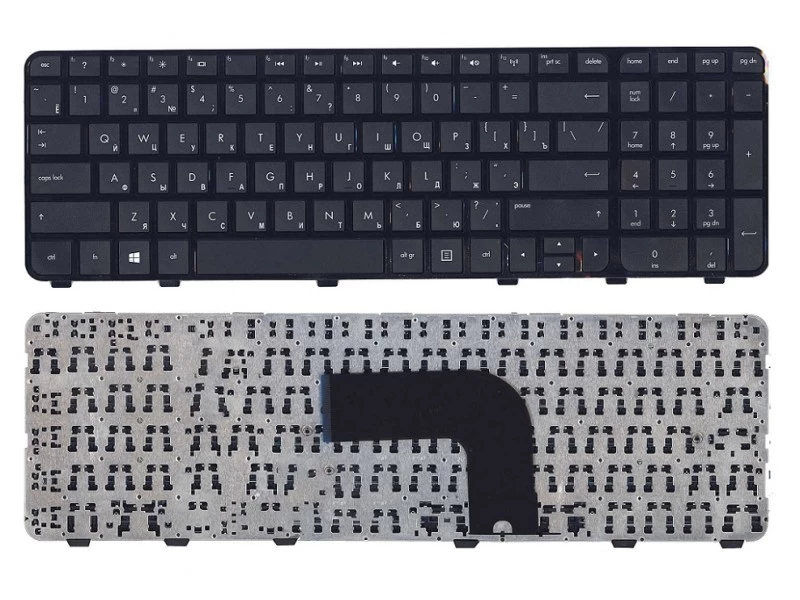 Клавиатура для ноутбука HP Pavilion dv6-7000, dv6-7100 чёрная, с рамкой