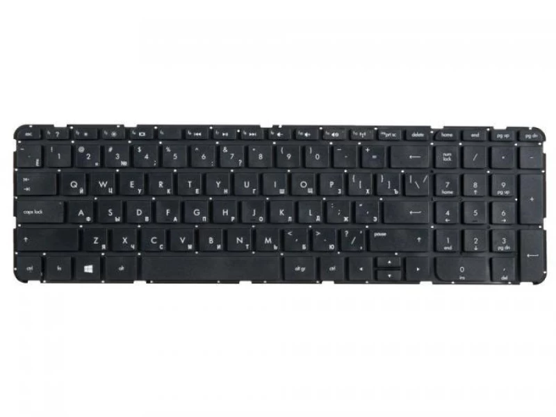 Клавиатура для ноутбука HP Pavilion Sleekbook 15-b000, 15-b100, Ultrabook 15-b000, 15-b100, 701684-251 чёрная, без рамки