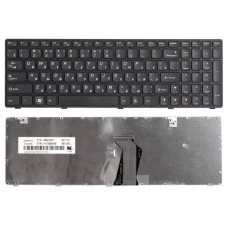 Клавиатура Lenovo IdeaPad G580, G585, G780, V580, Z580, Z585, Z780, 25201827, 25201857, 25201887, 25204263, 25204353, 25012349, 25012436, 25012404 Черная, с рамкой