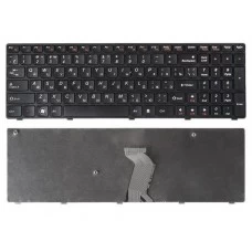 Клавиатура Lenovo IdeaPad B570, B575, B580, B590, G770, G780, V570, V580, Z570, Z575 Чёрная, с рамкой