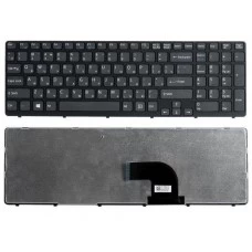Клавиатура Sony Vaio E15, E17, SVE15, SVE1511, SVE1512, SVE1513, SVE151J, SVE17, SVE1711, SVE1712 Черная, черная рамка