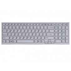 Клавиатура Sony Vaio VPC-EL, VPCEL, 9Z.N5CSW.A0R белая с рамкой