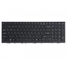 Клавиатура Sony Vaio VPC-EL, VPCEL, 9Z.N5CSW.B0R чёрная с рамкой