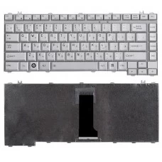 Клавиатура Toshiba Satellite A200, A205, A210, A215, A300, A305, A350, A355, L300, L305, L450, L455, L510, L515, M200, M205, M300, M305, M500, M505, Satellite Pro M200, M300, S200, Tecra A9, A10, M10, M11, S10, S11, Qosmio F50, F750 Серебристая