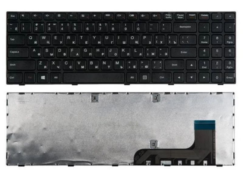 Клавиатура для ноутбука Lenovo IdeaPad 100-15, 100-15IBY, B50-10 Черная