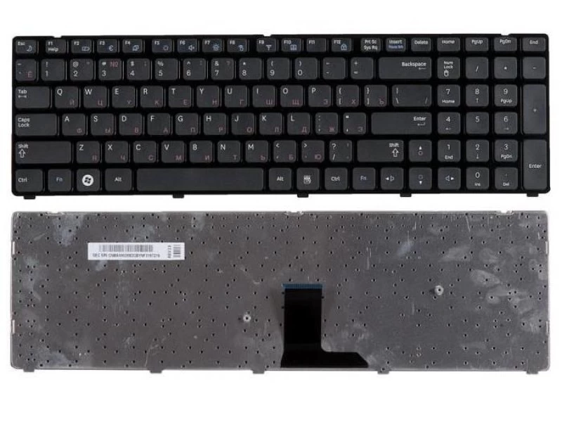 Клавиатура для ноутбука Samsung R780, NP-R780, BA59-02682D Черная