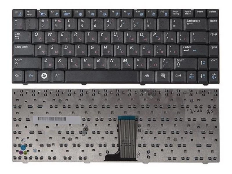 Клавиатура для ноутбука Samsung R517, R518, R519, BA59-02581A, BA59-02581D Черная