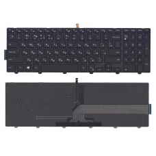 Клавиатура Dell Inspiron 15-3000, 15-5000, 17-5000, MP-13N73US-442 черная с подсветкой