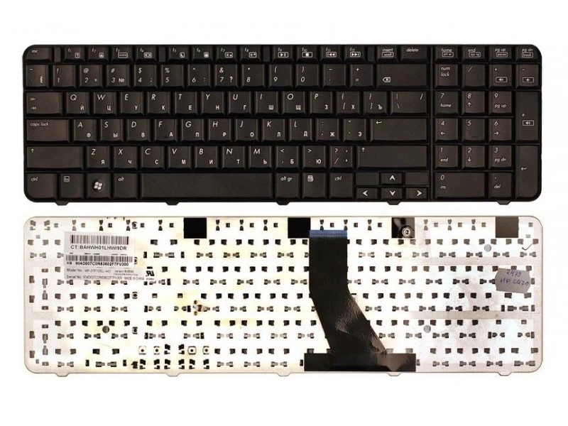 Клавиатура для ноутбука HP G70, Compaq Presario CQ70 черная