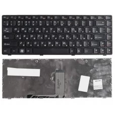 Клавиатура Lenovo IdeaPad B470, B470e, G470, G475, V470, Z470, 25-011680 Черная, с рамкой