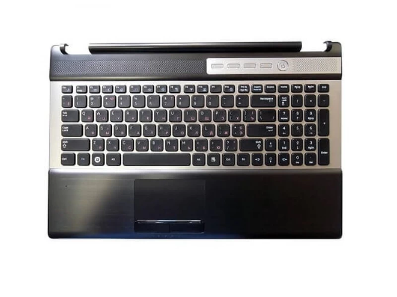 Верхняя панель с клавиатурой для ноутбука Samsung RF510, RF511 Черная