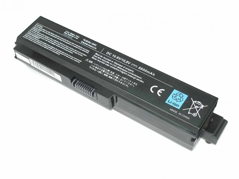 Аккумулятор, батарея для ноутбука Toshiba Satellite A660, C640, C650, C655, C660, C670, L650, L660, L670, L730, L750, L755, L770, L775, P750, P770, U400, U500, PA3634U-1BAS (Li-Ion 8800mAh, 10.8V) OEM