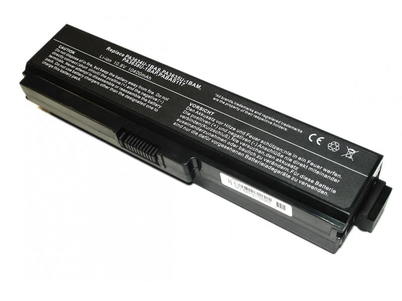 Аккумулятор, батарея для ноутбука Toshiba Satellite A660, C640, C650, C655, C660, C670, L650, L660, L670, L730, L750, L755, L770, L775, P750, P770, U400, U500, PA3634U-1BAS (Li-Ion 10400mAh, 10.8V) OEM