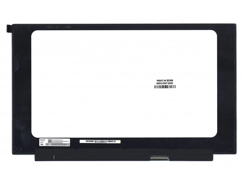 Матрица, экран, дисплей для ноутбука 15.6" NV156FHM-NX3 1920x1080 (Full HD), ADS, 144Hz, 40pin eDP, Slim, Матовая