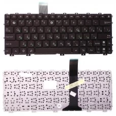 Клавиатура Asus Eee PC 1001H, 1001P, 1005H, 1005P, 1008H, 1008P, 1011C, 1011P, 1015B, 1015P, 1015T, 1018PB, 1025C, T101MT, X101CH, X101H, MP-10B63US-528 Коричневая, без рамки