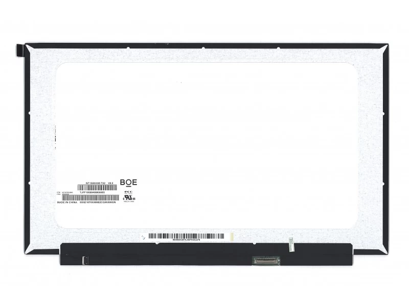 Матрица, экран, дисплей для ноутбука 15.6" NT156WHM-T02 1366x768 (HD), TN, 40pin eDP, Slim, Матовая