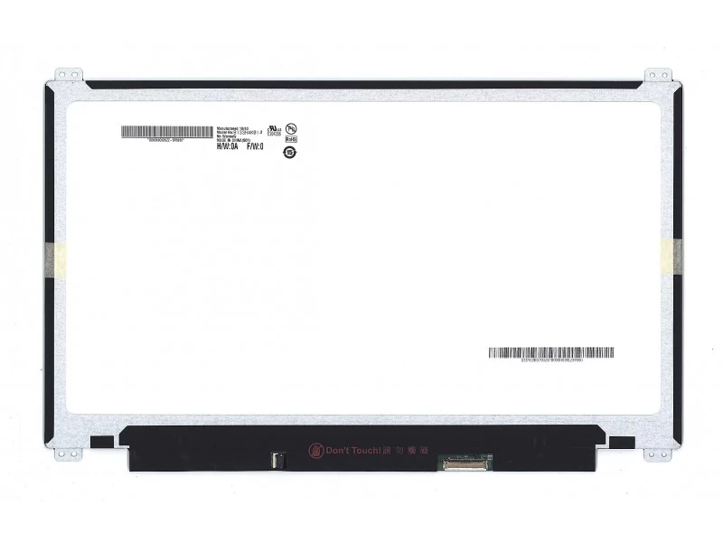 Матрица, экран, дисплей с тачскрином для ноутбука 13.3" B133HAK01.2 1920x1080 (Full HD), AHVA, 40pin eDP, Slim, Глянцевая