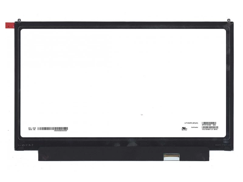 Матрица, экран, дисплей для ноутбука 13.3" LP133WF6(SP)(G1), LP133WF6 (SP)(G1), LP133WF6-SPG1 1920x1080 (Full HD), IPS, 40pin eDP, Slim, Глянцевая