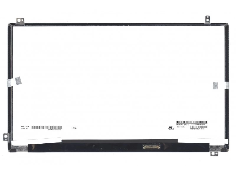 Матрица, экран, дисплей для ноутбука 12.5" LP125WF3(SP)(B1), LP125WF3 (SP)(B1), LP125WF3-SPB1 1920x1080 (Full HD), IPS, 30pin eDP, Slim, Матовая