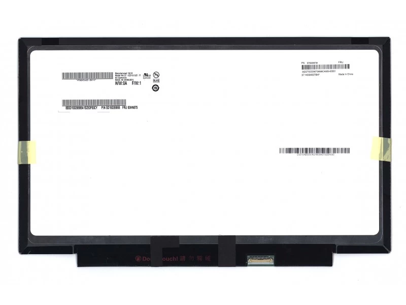 Матрица, экран, дисплей для ноутбука 14.0" B140HAN01.8 1920x1080 (Full HD), AHVA, 30pin eDP, Slim, Глянцевая