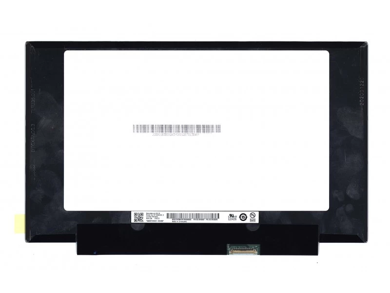 Матрица, экран, дисплей для ноутбука 11.6" B116XAN06.3 1366x768 (HD), AHVA, 30pin eDP, Slim, Глянцевая