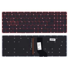 Клавиатура Acer Aspire V15 Nitro VN7-593, VN7-593G NK.I151A.005, PK131TY1A04 Черная, с красной подсветкой