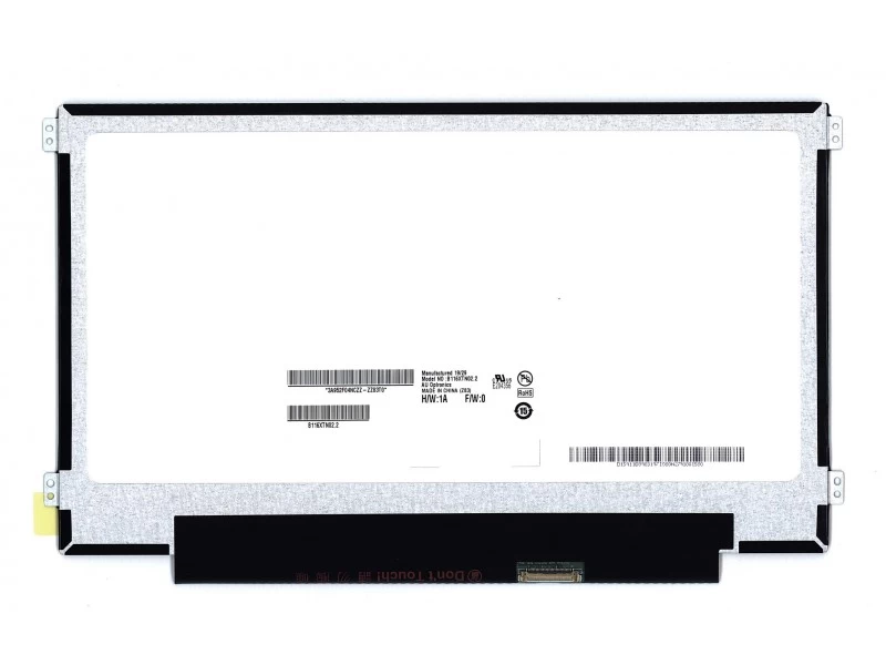 Матрица, экран, дисплей для ноутбука 11.6" B116XTN02.2 1366x768 (HD), TN, 30pin eDP, Slim, Матовая