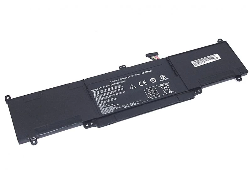 Аккумулятор, батарея для ноутбука Asus ZenBook UX303LA, UX303LB, UX303LN, UX303LNB, UX303UA, UX303UB, Q302LA, Q302LD, Q302LJ, Q302UA, Transformer Book Flip TP300LA, TP303LD, TP300LJ, TP300UA Li-Ion 50Wh, 11.31V Черный OEM