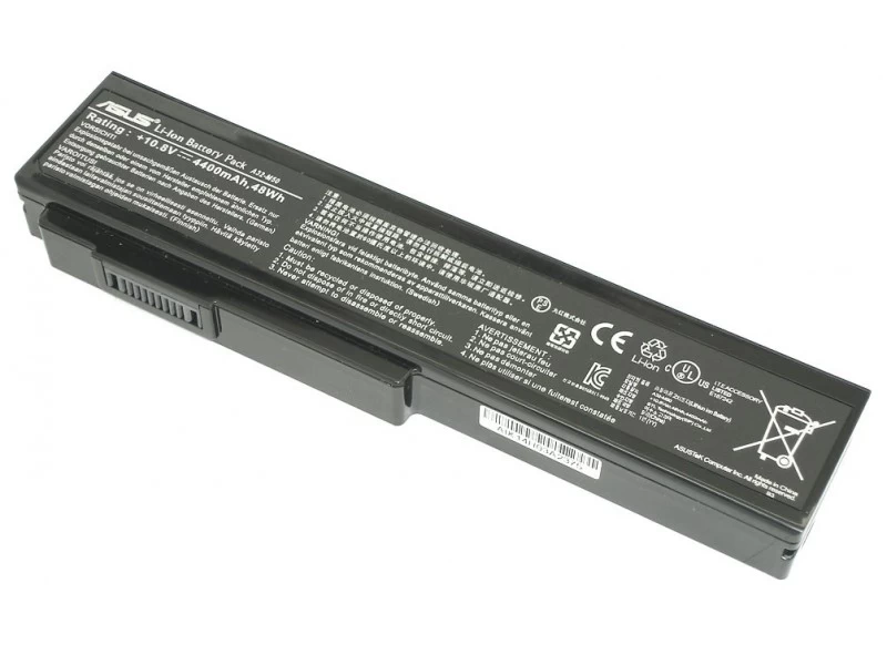 Аккумулятор, батарея для ноутбука Asus G50, G51, G60, L50, M50, M51, M60, M70, N43, N52, N53, N61, V50, X55, X57, X64 Li-Ion 53Wh, 11.1V High Copy