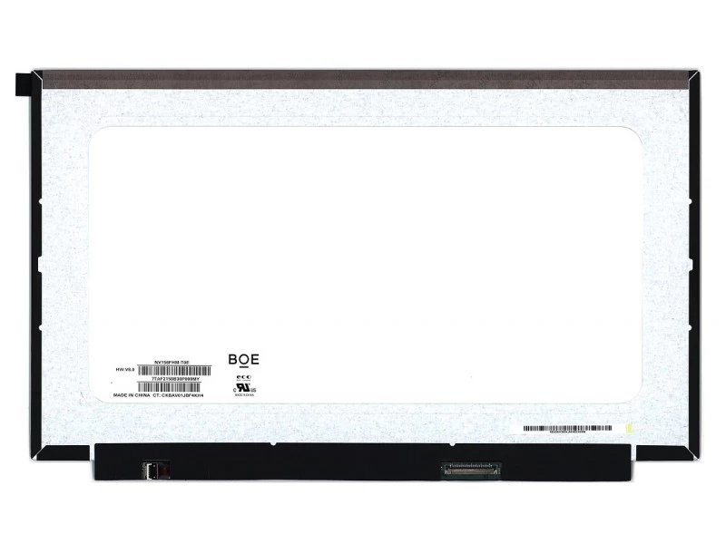 Матрица, экран, дисплей для ноутбука 15.6" NV156FHM-T0E 1920x1080 (Full HD), ADS, 40pin eDP, Slim, Глянцевая