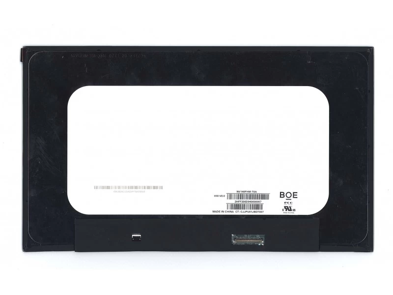 Матрица, экран, дисплей для ноутбука 14.0" NV140FHM-T0A 1920x1080 (Full HD), ADS, 40pin eDP, UltraSlim, Матовая