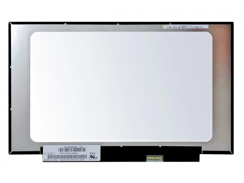 Матрица, экран, дисплей для ноутбука 14.0" NT140FHM-N43 1920x1080 (Full HD), TN, 30pin eDP, Slim, Матовая