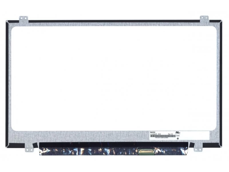 Матрица, экран, дисплей для ноутбука 14.0" N140BGE-E43 1366x768 (HD), TN, 30pin eDP, Slim, Глянцевая