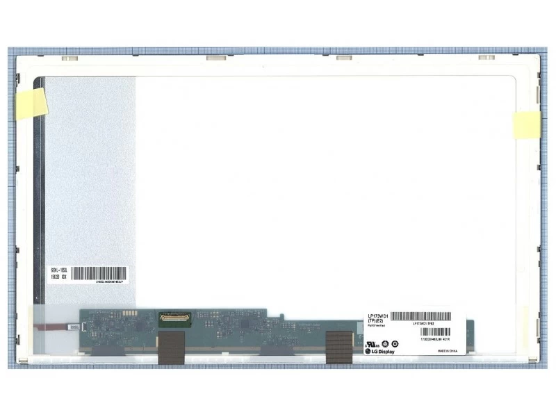 Матрица, экран, дисплей для ноутбука 17.3" LP173WD1(TP)(E2), LP173WD1 (TP)(E2), LP173WD1-TPE2 1600x900 (HD+), TN, 30pin eDP, Глянцевая