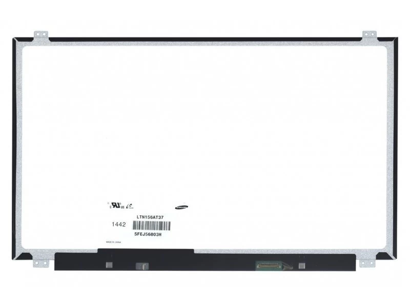 Матрица, экран, дисплей для ноутбука 15.6" LTN156AT37-401 1366x768 (HD), TN, 30pin eDP, Slim, Матовая