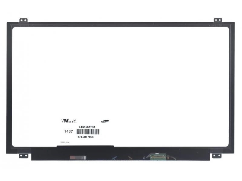 Матрица, экран, дисплей для ноутбука 15.6" LTN156AT33-401 1366x768 (HD), TN, 30pin eDP, Slim, Матовая
