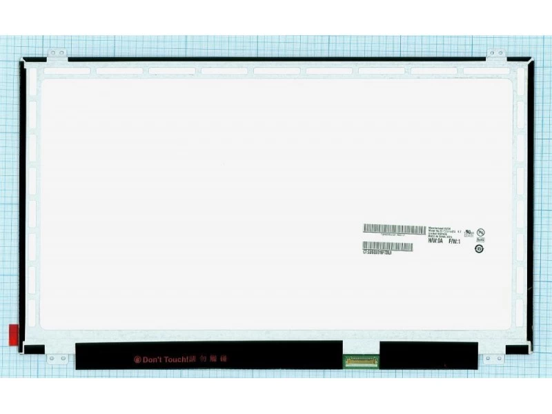 Матрица, экран, дисплей для ноутбука 15.6" B156XW04 V.7 1366x768 (HD), TN, 30pin eDP, Slim, Матовая