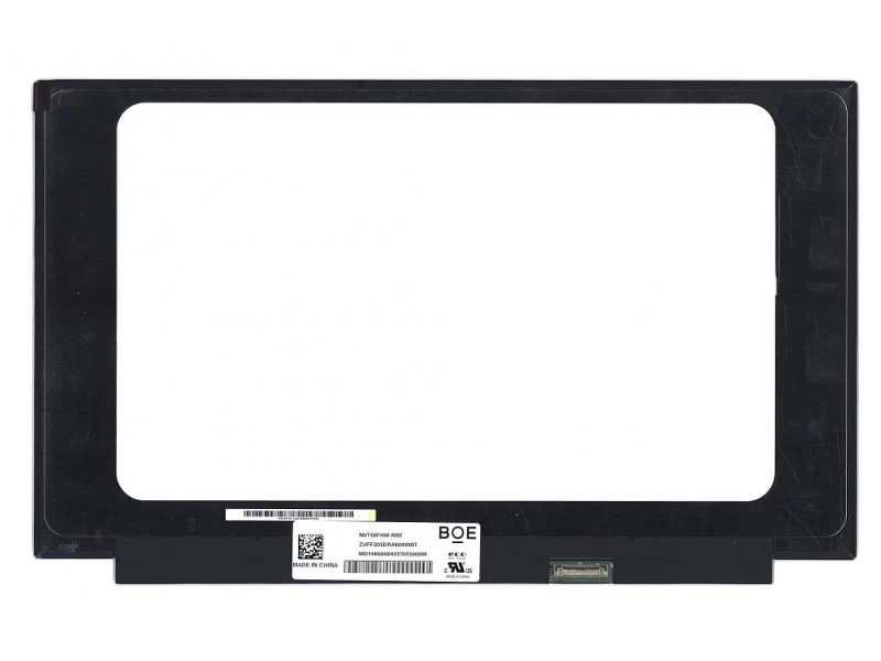 Матрица, экран, дисплей для ноутбука 15.6" NV156FHM-N68 1920x1080 (Full HD), ADS, 30pin eDP, Slim, Матовая