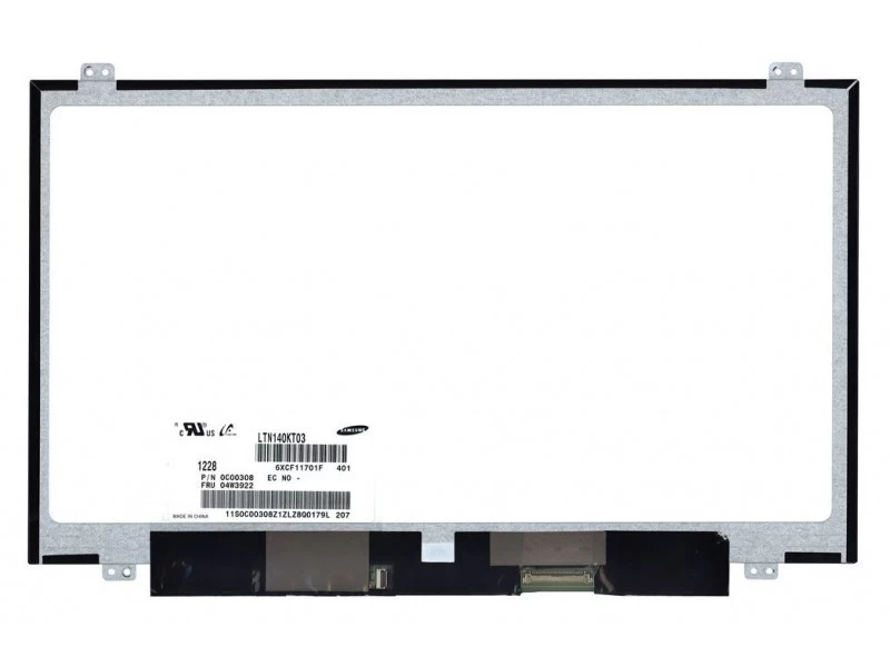 Матрица, экран, дисплей для ноутбука 14.0" LTN140KT03-401 1600x900 (HD+), TN, 40pin, Slim, Матовая