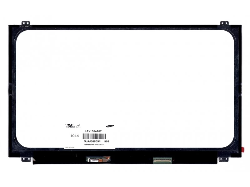 Матрица, экран, дисплей для ноутбука 15.6" LTN156AT07 1366x768 (HD), TN, 40pin, Slim, Глянцевая