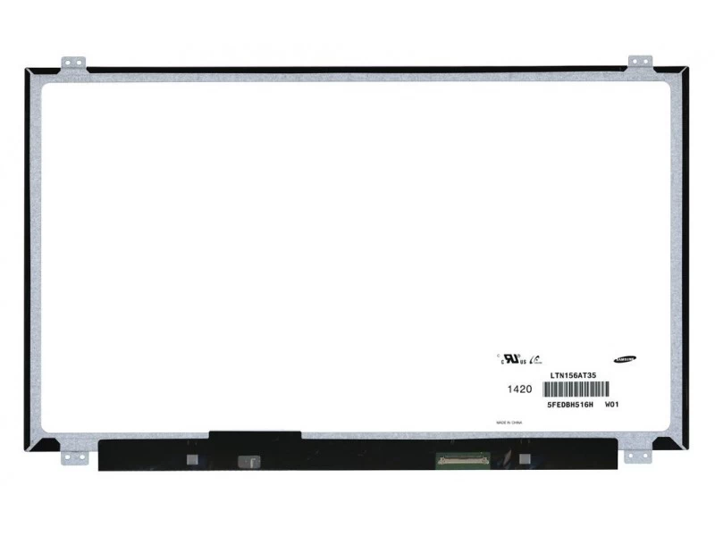 Матрица, экран, дисплей для ноутбука 15.6" LTN156AT35 1366x768 (HD), TN, 40pin, Slim, Матовая