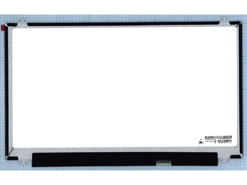 Матрица, экран, дисплей для ноутбука 15.6" LP156WF6(SP)(H2), LP156WF6 (SP)(H2), LP156WF6-SPH2 1920x1080 (Full HD), IPS, 30pin eDP, Slim, Матовая