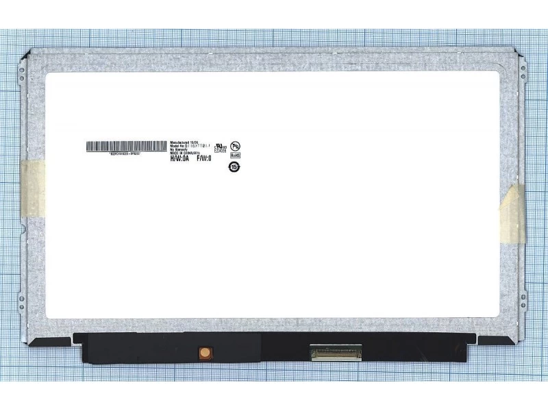 Матрица, экран, дисплей для ноутбука 11.6" B116XTT01.1 1366x768 (HD), TN, 40pin eDP, Slim, Глянцевая