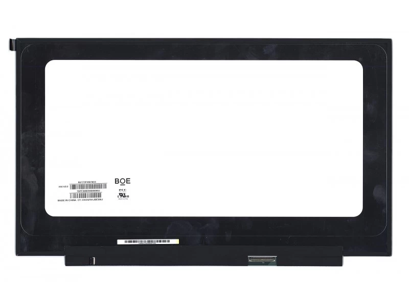 Матрица, экран, дисплей для ноутбука 17.3" NV173FHM-NX3 1920x1080 (Full HD), ADS, 120Hz, 40pin eDP, Slim, Матовая
