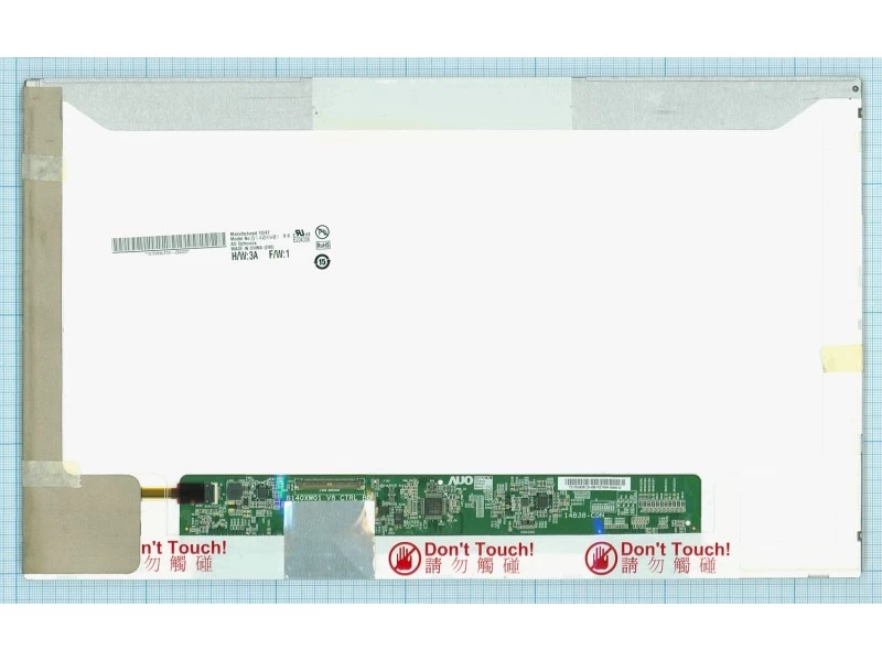 Матрица, экран, дисплей для ноутбука 14.0" B140XW01 v.6 1366x768 (HD), TN, 40pin, Глянцевая