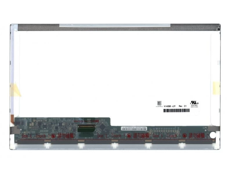 Матрица, экран, дисплей для ноутбука 14.0" N140B6-L01 1366x768 (HD), TN, 40pin, Глянцевая